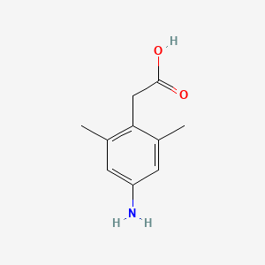 molecular formula C10H13NO2 B12443256 (4-Amino-2,6-dimethylphenyl)acetic acid 