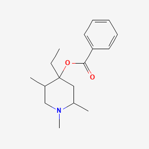 4-Ethyl-1,2,5-trimethylpiperidin-4-yl benzoate