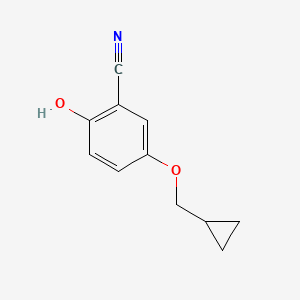 5-(Cyclopropylmethoxy)-2-hydroxybenzonitrile