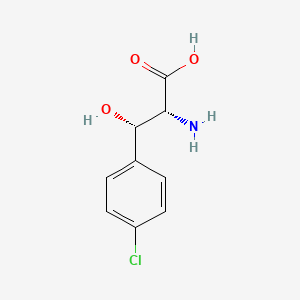 molecular formula C9H10ClNO3 B12443323 (2R,3S)-2-amino-3-(4-chlorophenyl)-3-hydroxypropanoic acid 