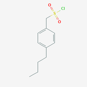 molecular formula C11H15ClO2S B12443341 (4-Butylphenyl)methanesulfonyl chloride 