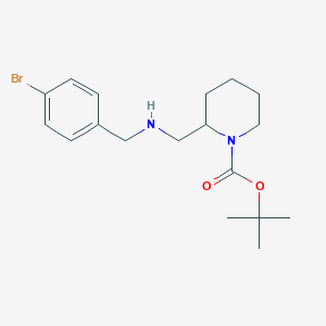 molecular formula C18H27BrN2O2 B12443354 1-Boc-2-[(4-bromo-benzylamino)-methyl]-piperidine CAS No. 887587-84-0