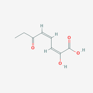 molecular formula C8H10O4 B1244338 2-Hydroxy-6-oxo-octa-2,4-dienoate 