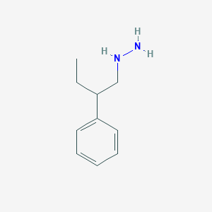 molecular formula C10H16N2 B12443404 (2-Phenylbutyl)hydrazine CAS No. 1016749-08-8