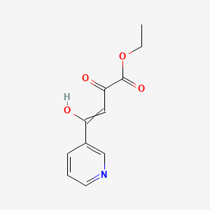 (Z)-ethyl 2-hydroxy-4-oxo-4-(pyridin-3-yl)but-2-enoate