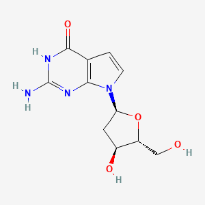 molecular formula C11H14N4O4 B12443433 7-Deaza-2'-dG 