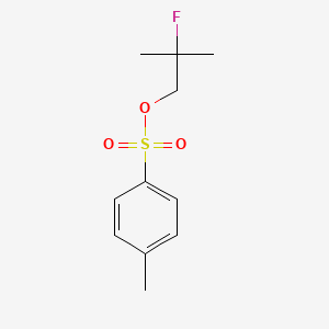 molecular formula C11H15FO3S B12443441 2-Fluoro-2-methylpropyl 4-methylbenzenesulfonate 