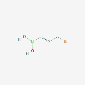 molecular formula C3H6BBrO2 B12443448 3-bromo-E-propen-1-ylboronic acid 