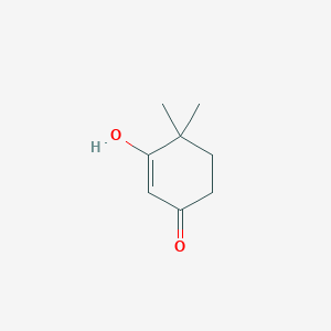 molecular formula C8H12O2 B12443454 3-Hydroxy-4,4-dimethylcyclohex-2-en-1-one CAS No. 53696-32-5