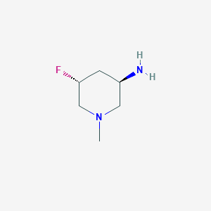 (3R,5R)-5-Fluoro-1-methylpiperidin-3-amine