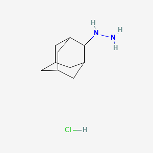 molecular formula C10H19ClN2 B12443469 Adamantan-2-ylhydrazine hydrochloride CAS No. 72620-75-8