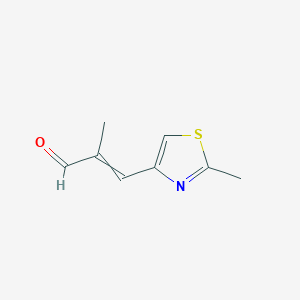 2-Methyl-3-(2-methyl-thiazol-4-yl)-propenal