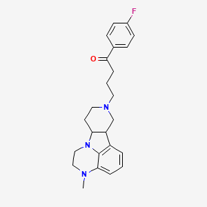 molecular formula C24H28FN3O B1244355 Lumateperone 