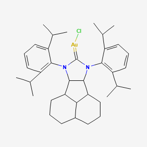 [7,9-Bis(2,6-diisopropylphenyl)acenaphthyleno[1,2-d]imidazol-8-ylidene](chloro)gold