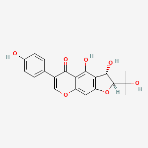 molecular formula C20H18O7 B12443556 1''-Hydroxyerythrinin C 