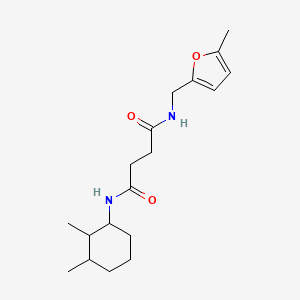 N-(2,3-dimethylcyclohexyl)-N'-[(5-methylfuran-2-yl)methyl]butanediamide