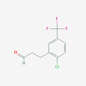 3-(2-Chloro-5-(trifluoromethyl)phenyl)propanal