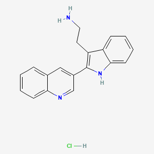 2-(2-Quinolin-3-YL-1H-indol-3-YL)-ethylamine monohydrochloride