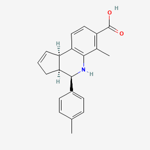 (3aS,4R,9bR)-6-methyl-4-(4-methylphenyl)-3a,4,5,9b-tetrahydro-3H-cyclopenta[c]quinoline-7-carboxylic acid