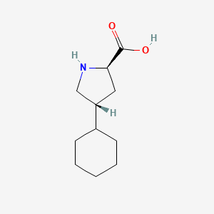 (2R,4R)-4-Cyclohexylpyrrolidine-2-carboxylic acid