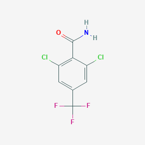 molecular formula C8H4Cl2F3NO B124438 2,6-二氯-4-(三氟甲基)苯甲酰胺 CAS No. 157021-70-0