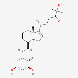 molecular formula C27H40O4 B1244386 1,25-Dihydroxy-24-oxo-16-ene-vitamin D3 