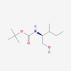 tert-butyl N-[(2S)-1-hydroxy-3-methylpentan-2-yl]carbamate