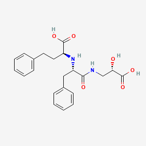 2-[1-(2-Carboxy-2-hydroxy-ethylcarbamoyl)-2-phenyl-ethylamino]-4-phenyl-butyric acid