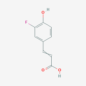 3-(3-Fluoro-4-hydroxyphenyl)prop-2-enoic acid