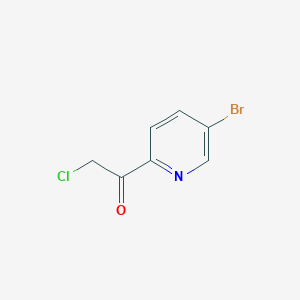 1-(5-Bromopyridin-2-yl)-2-chloroethan-1-one