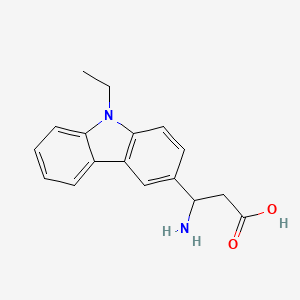 3-Amino-3-(9-ethyl-9H-carbazol-3-yl)propanoic acid