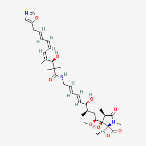 molecular formula C36H51N3O9 B1244406 16-甲基恶唑霉素 