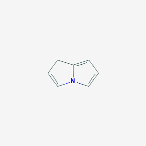 molecular formula C7H7N B1244413 1H-pyrrolizine CAS No. 251-59-2