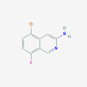 5-Bromo-8-fluoroisoquinolin-3-amine