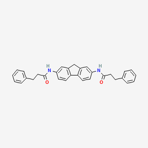 N,N'-9H-fluorene-2,7-diylbis(3-phenylpropanamide)