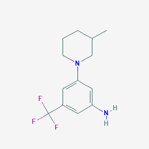 3-(3-Methylpiperidin-1-YL)-5-(trifluoromethyl)aniline