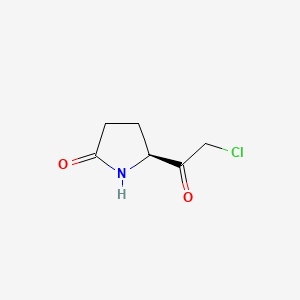 Pyroglutamic acid chloromethyl ketone