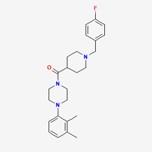 [4-(2,3-Dimethylphenyl)piperazin-1-yl][1-(4-fluorobenzyl)piperidin-4-yl]methanone