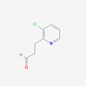 3-(3-Chloropyridin-2-yl)propanal