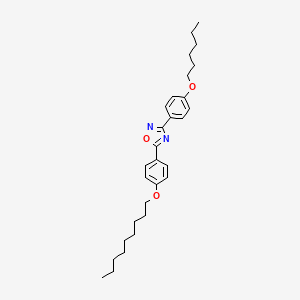 3-[4-(Hexyloxy)phenyl]-5-[4-(nonyloxy)phenyl]-1,2,4-oxadiazole