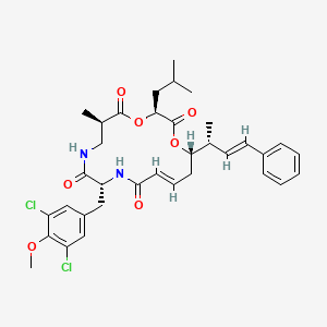 molecular formula C35H42Cl2N2O7 B1244434 Cryptophycin 175 