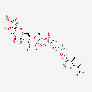 molecular formula C41H68O15 B1244439 Arenaric acid 
