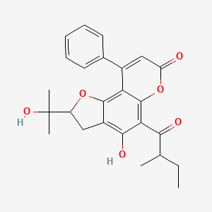molecular formula C25H26O6 B1244455 巴西马林 B 