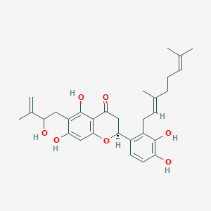 molecular formula C30H36O7 B1244459 tanariflavanone C 