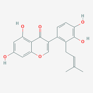 5,7,3',4'-Tetrahydroxy-2'-(3,3-dimethylallyl)isoflavone