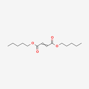 molecular formula C14H24O4 B12444658 Diamyl maleate 