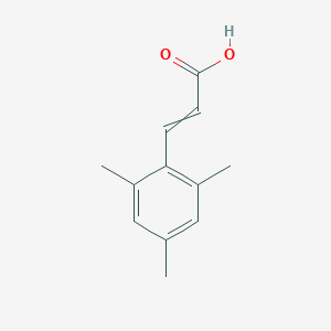 molecular formula C12H14O2 B12444666 3-(2,4,6-Trimethylphenyl)prop-2-enoic acid 