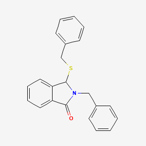 2-benzyl-3-(benzylsulfanyl)-2,3-dihydro-1H-isoindol-1-one