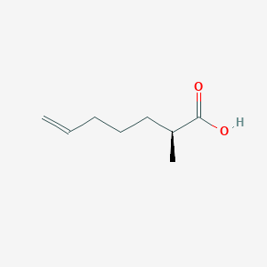 molecular formula C8H14O2 B12444718 (2S)-2-methylhept-6-enoic Acid 