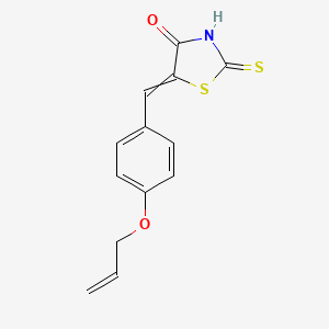 (5E)-5-{[4-(prop-2-en-1-yloxy)phenyl]methylidene}-2-sulfanyl-1,3-thiazol-4-one